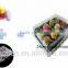 clear PET macaron blister packaging tray with low price