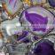 Semi preious purple raw brazil agate
