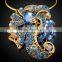 Dubai 2014 gold long chain pearl necklace