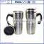 Custom Eco-friendly Stainless steel 16 oz coffee thermos travel mug with handle