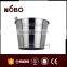 NOBO stainless steel ice bucket with steel handle