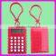8 digit mini keychain calculator for promotion, cookie shape calculator