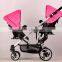 Deluxe Double Baby Stroller,single/double baby pram Convertible ,with car seat                        
                                                Quality Choice