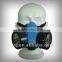 2016 chemical gas mask half face gas mask TPR frame half face double filters military chemical gas mask