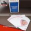 Paper plastic custom plastic coated playing cards for wholesale