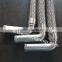 Corrugated flexible metal hose for fire fightting
