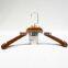 Classic antique wooden plastic hangers for clothes