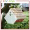 Wall mounted bird house custom size, for garden decoration wooden bird house