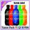 YASON printing colorful bottle labels packaging shrink label