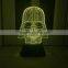 3D LED Lamp Light USB Skull Colorful Night Light for Wedding Deco Innovative Christmas Gift Present