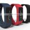 i5 plus smart wristband bracelet bluetooth 4.0 three color red,black,deep blue