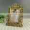 Gold color photo frame flower design frames