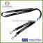 Factory single custom heated transfer wine glass holder lanyard