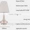 Modern Metal new table lamp with fabric shade decorative nickel plated table lamps modern