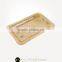 2015 fashional rectangle transparent acrylic fruit plate dry fruit plate