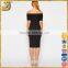 OEM plus size bodycon midi dress, black off-shoulder midi dress, fashion midi dress