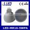 Plastic and aluminum body 12v led mr16 bulb 5w spotlight