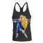 100% cotton stringer back singlet with Train insaiyan GOKU printing