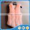 Lady V-neck Pink Faux Fur Gilet
