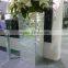Mirrored Glass Vases Rectangle