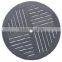 Outdoor modern plastic wooden garden round table top T27