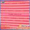 stripes with letters printed knitted swimwear fabric