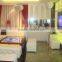 Hot Sale Foshan Custom White Leather Circle Night Club Booth Sofa