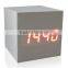 Factory Supplier Retro Wooden Electric Table Clock Supplier's Choice