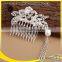 bride white metal hair comb for girls, magic hair comb
