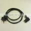 Australia standard 3 pin power plug,3 core power cord with SAA approval