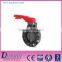 ANSI.DIN BS CNS.JIS standard PVC .UPVC. CPVC gear type butterfly valve