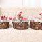 China hot sale Wedding fruit decoration basket /flowerbasket