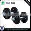 Rubber cover cast iron weight plate adjustable dumbbell set