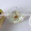 clear glass tea set cups with bamboo shape handle / coffee tea glass drinking cups