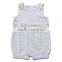 online wholesale infant baby cotton clothing boutique grey plain baby boys summer clothing rompers