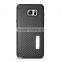New TPU+PC Soft Mesh Silicon Case Cover For Samsung Note 5 Premium Armor Defender 2in1 Cover Cases Kickstand