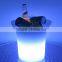 2015 New produts 4 leaf colorful rechargeable led ice bucke, led ice storage (NJ1544)