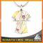 China Supplier two sided soccer golf souvenir printing promo keychain