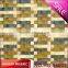 Waving/Arch/Irregular crystal glass mix Marble/Stone Mosaic Tiles