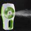 Mini handeld humidifier mist water spray air conditioning cooler cooling fan with li-ion battery