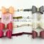 New selling the European and American children tire PVC color butyl bowknot diamond powders with 8 color bow