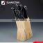 9 pcs bakelite handle kitchen knife set with wooden block