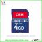 Factory OEM full storage memory card 1GB-32GB SD Card/TF card