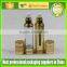 30ml 50ml 100ml makeup airless pump lotion bottle for skin cream with gold pump cap