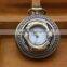 2016 fashion big antique couple dolphins pocket watch