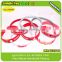 Assorted Colors Fashion Charms Silicone Rubber Sports Band Wristband Bangle Bracelet