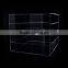 new products high clear transparent plexiglass acrylic storage display for clothes 4 layers