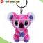 Cute Plush panda custom plush koala keychain