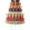 PVC plastic macaron tower high quality macaron stand
