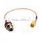 High Temperature Resistance Low Loss SMA BNC N MMCX TNC Cable Assembly with RG58 RG178